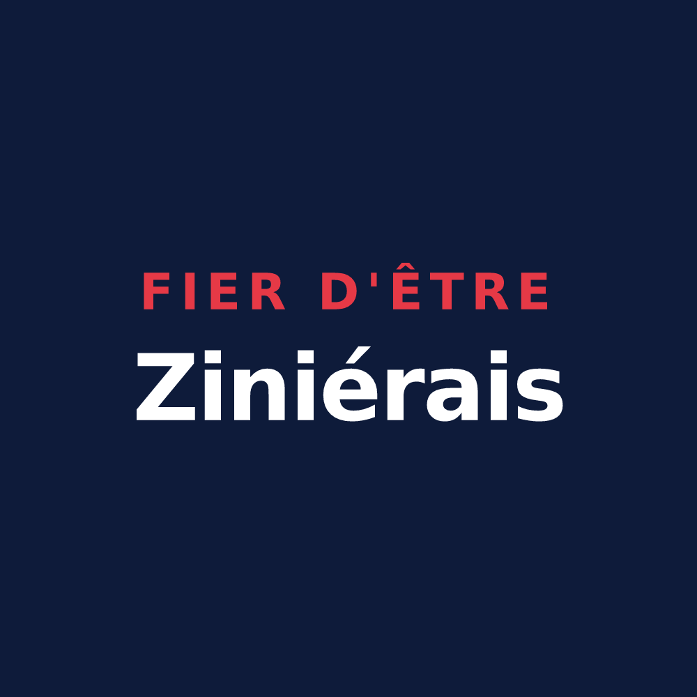 T-shirt « Fier d'être Ziniérais » — design pour La Séguinière