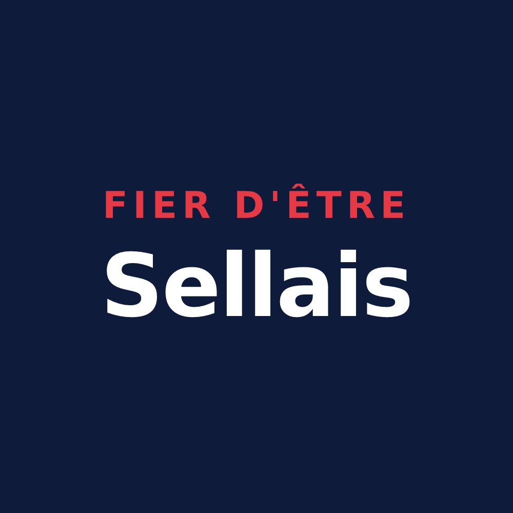T-shirt « Fier d'être Sellais » — design pour La Selle-Guerchaise