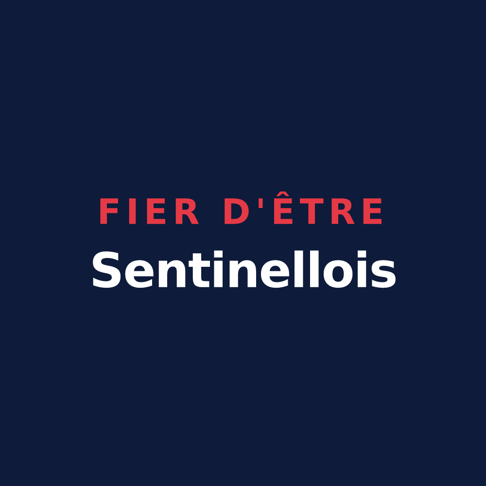 T-shirt « Fier d'être Sentinellois » — design pour La Sentinelle