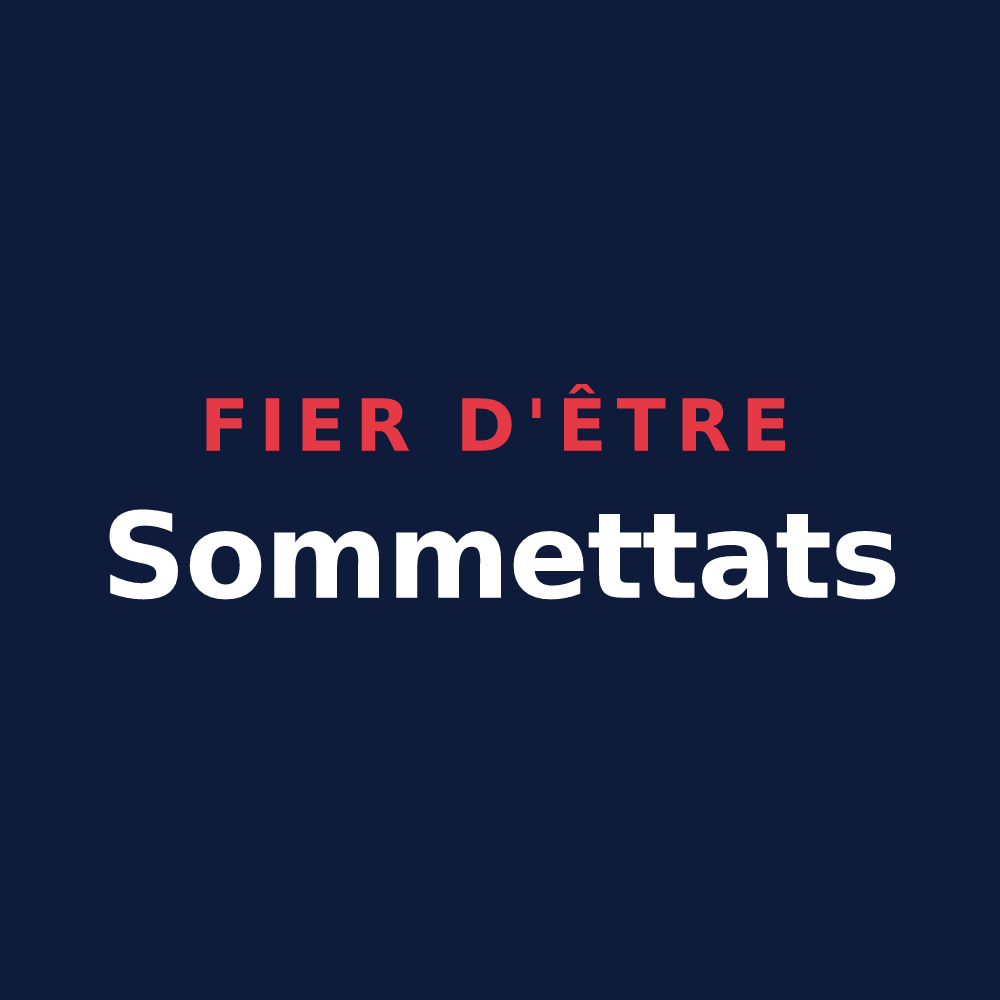 T-shirt « Fier d'être Sommettats » — design pour La Sommette