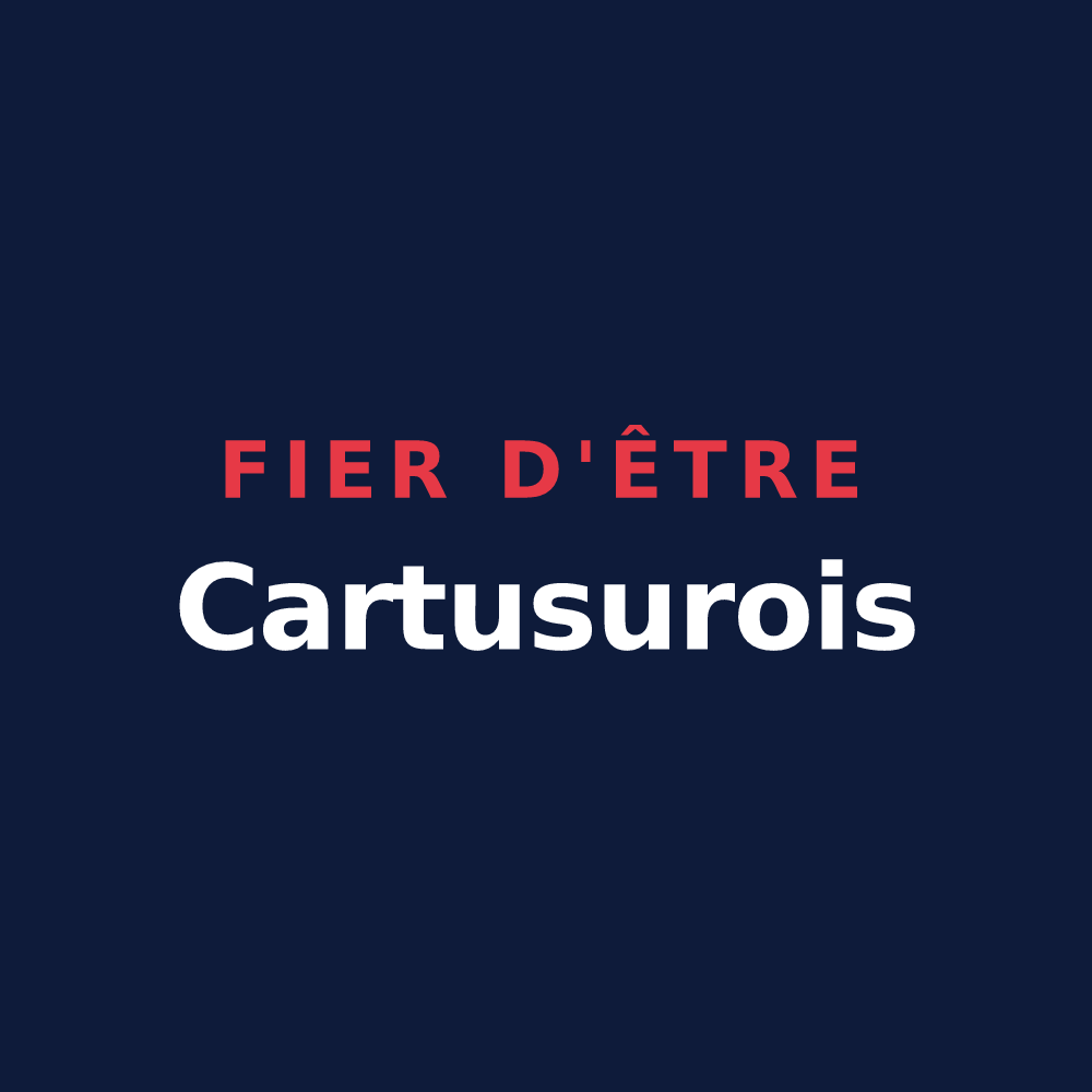 T-shirt « Fier d'être Cartusurois » — design pour La Sure en Chartreuse