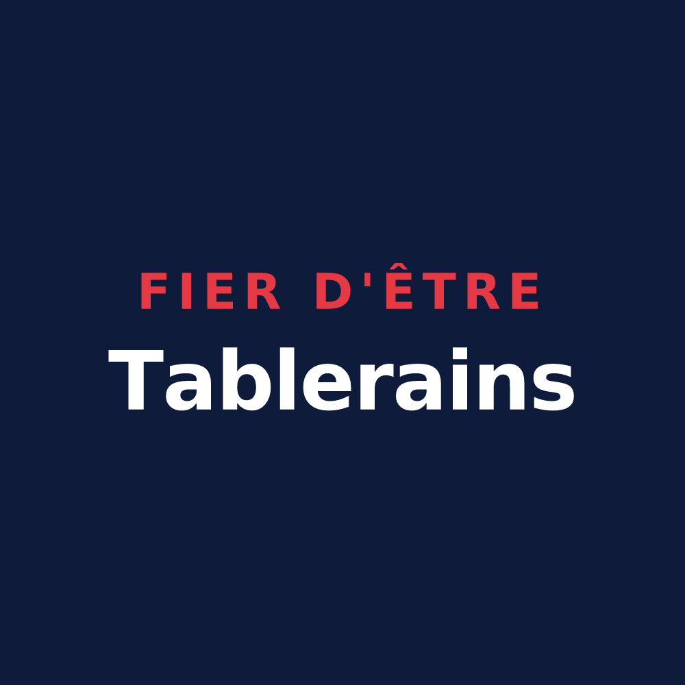 T-shirt « Fier d'être Tablerains » — design pour La Table