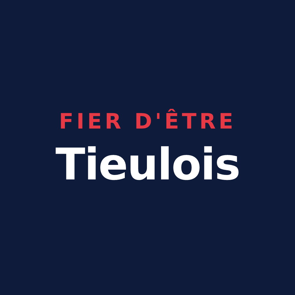 T-shirt « Fier d'être Tieulois » — design pour La Tieule