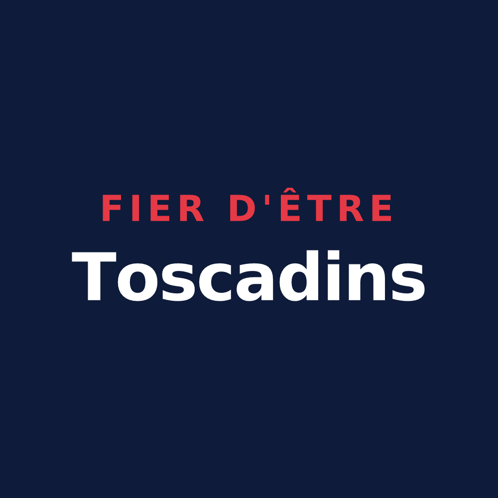 T-shirt « Fier d'être Toscadins » — design pour La Touche