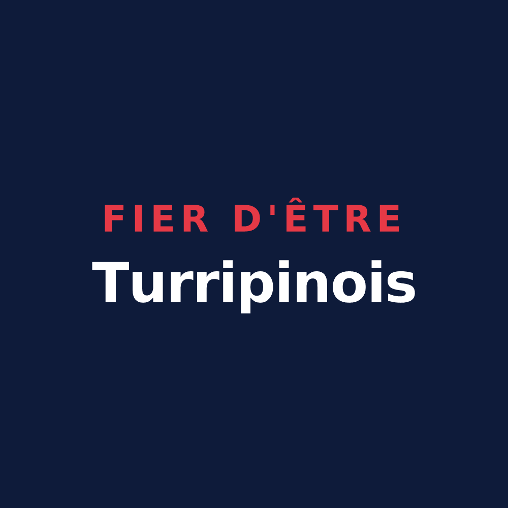 T-shirt « Fier d'être Turripinois » — design pour La Tour-du-Pin