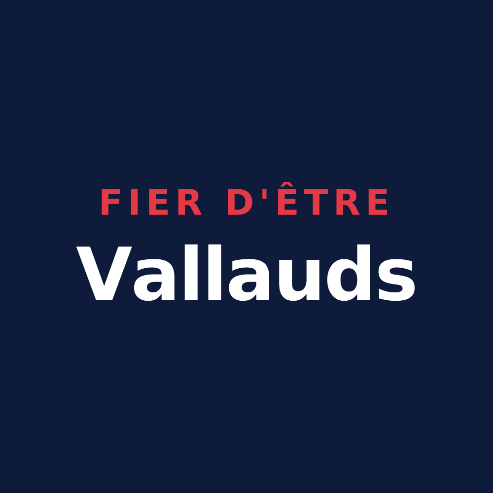 T-shirt « Fier d'être Vallauds » — design pour La Valla-en-Gier