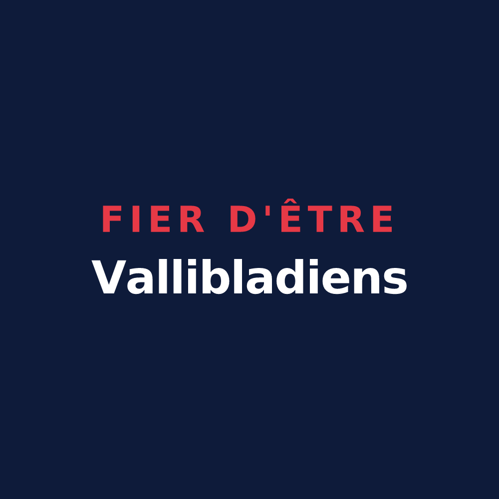 T-shirt « Fier d'être Vallibladiens » — design pour La Vallée-au-Blé