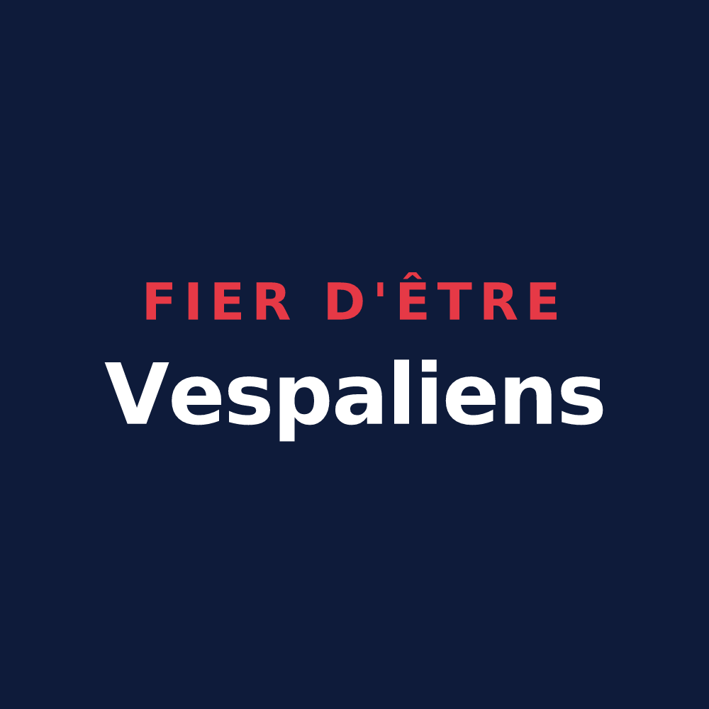 T-shirt « Fier d'être Vespaliens » — design pour La Vaupalière