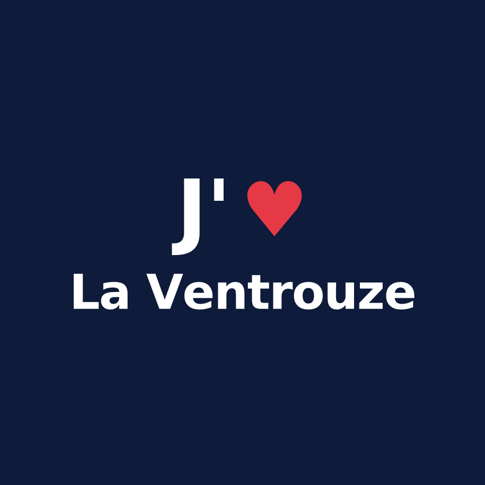 T-shirt personnalisé La Ventrouze — design J'aime La Ventrouze