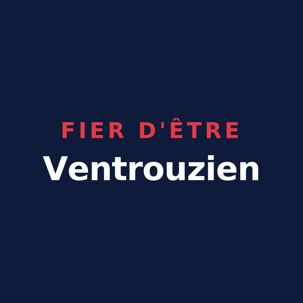 T-shirt « Fier d'être Ventrouzien » — design pour La Ventrouze