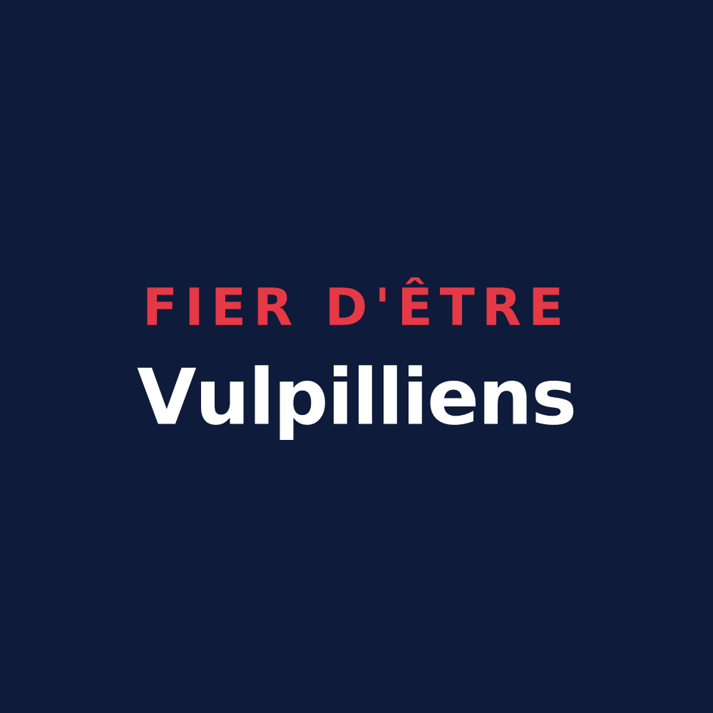 T-shirt « Fier d'être Vulpilliens » — design pour La Verpillière