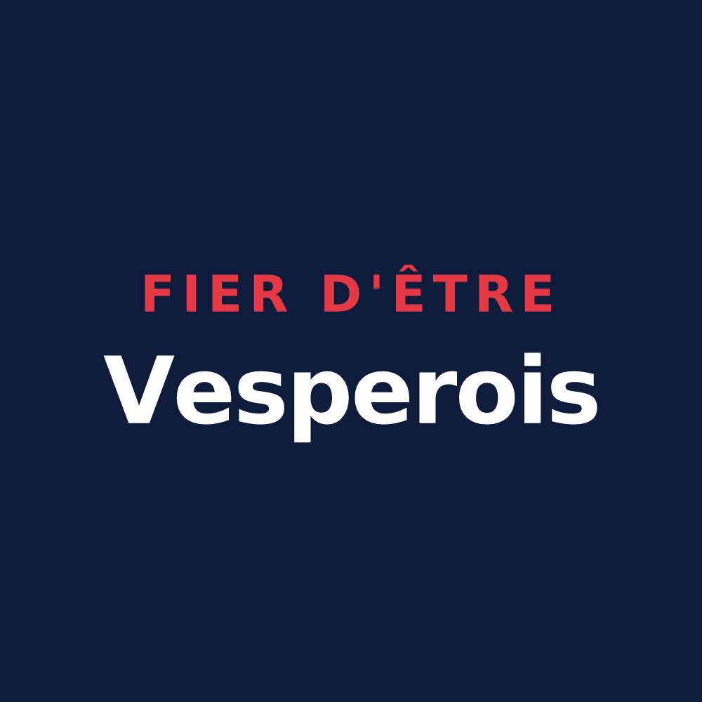 T-shirt « Fier d'être Vesperois » — design pour La Vespière-Friardel