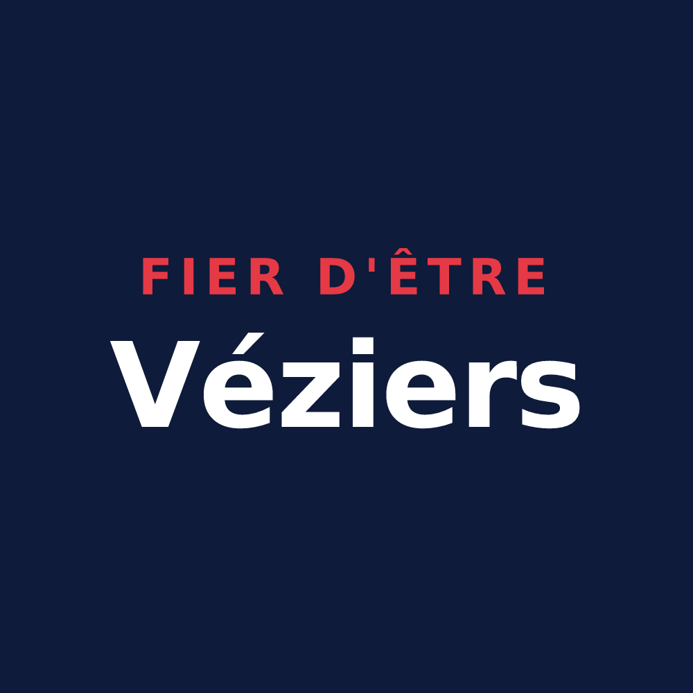 T-shirt « Fier d'être Véziers » — design pour La Vèze