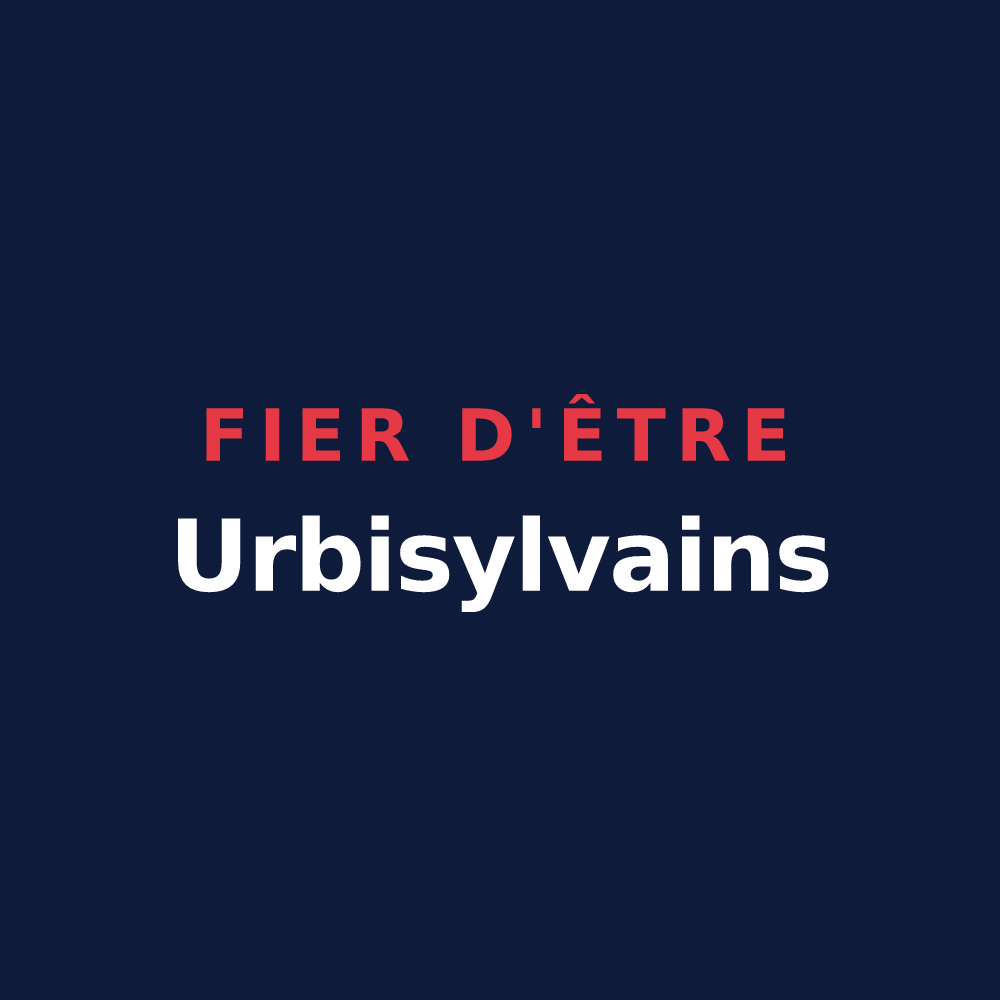 T-shirt « Fier d'être Urbisylvains » — design pour La Ville-du-Bois