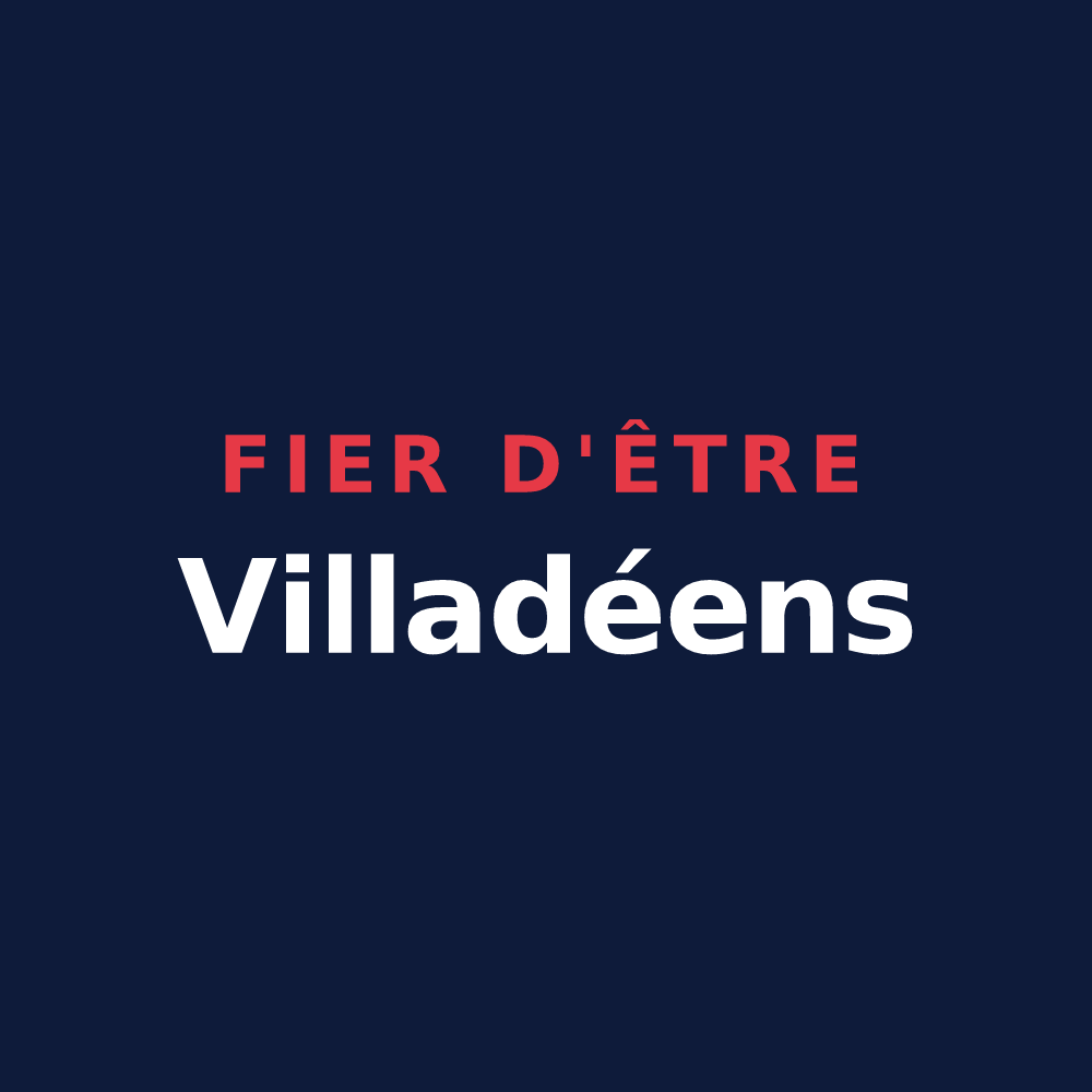 T-shirt « Fier d'être Villadéens » — design pour La Villedieu