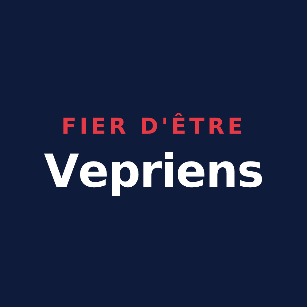 T-shirt « Fier d'être Vepriens » — design pour La Voivre