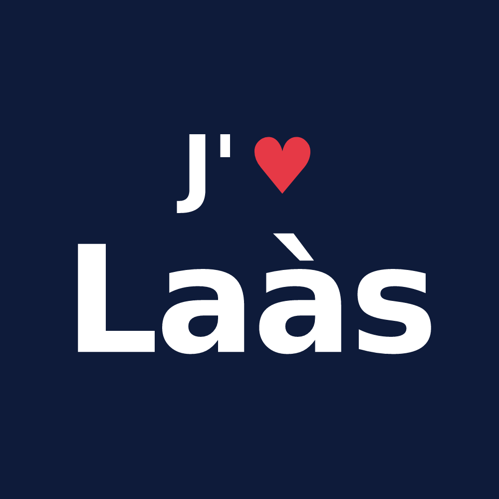 T-shirt personnalisé Laàs — design J'aime Laàs