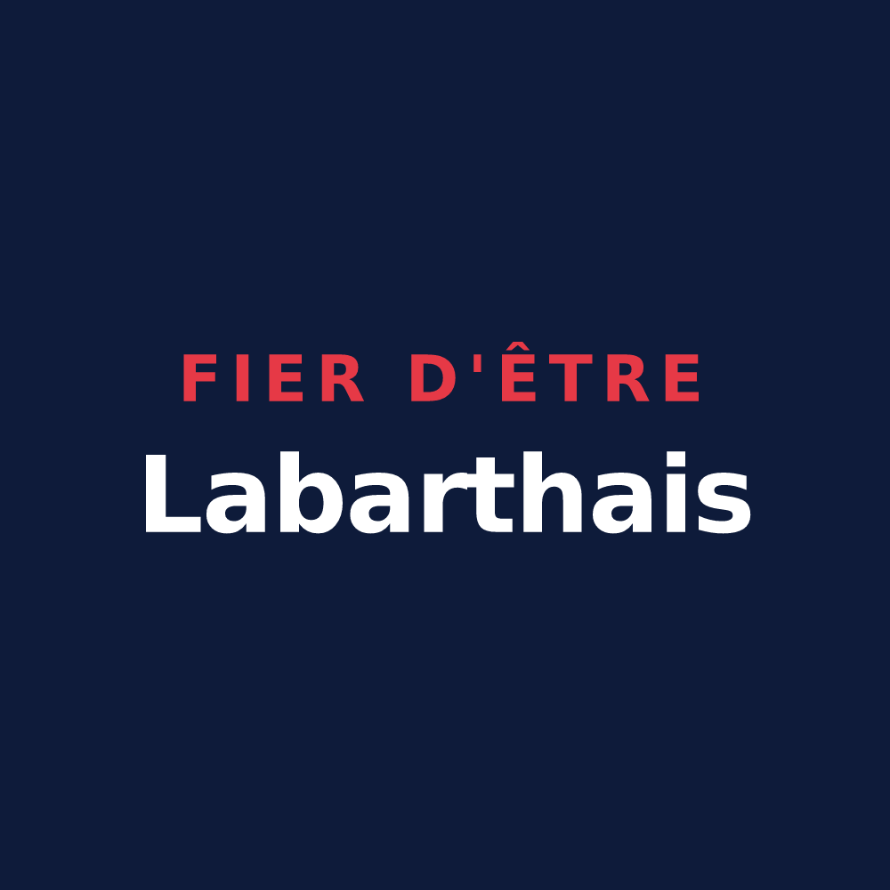 T-shirt « Fier d'être Labarthais » — design pour Labarthe-sur-Lèze