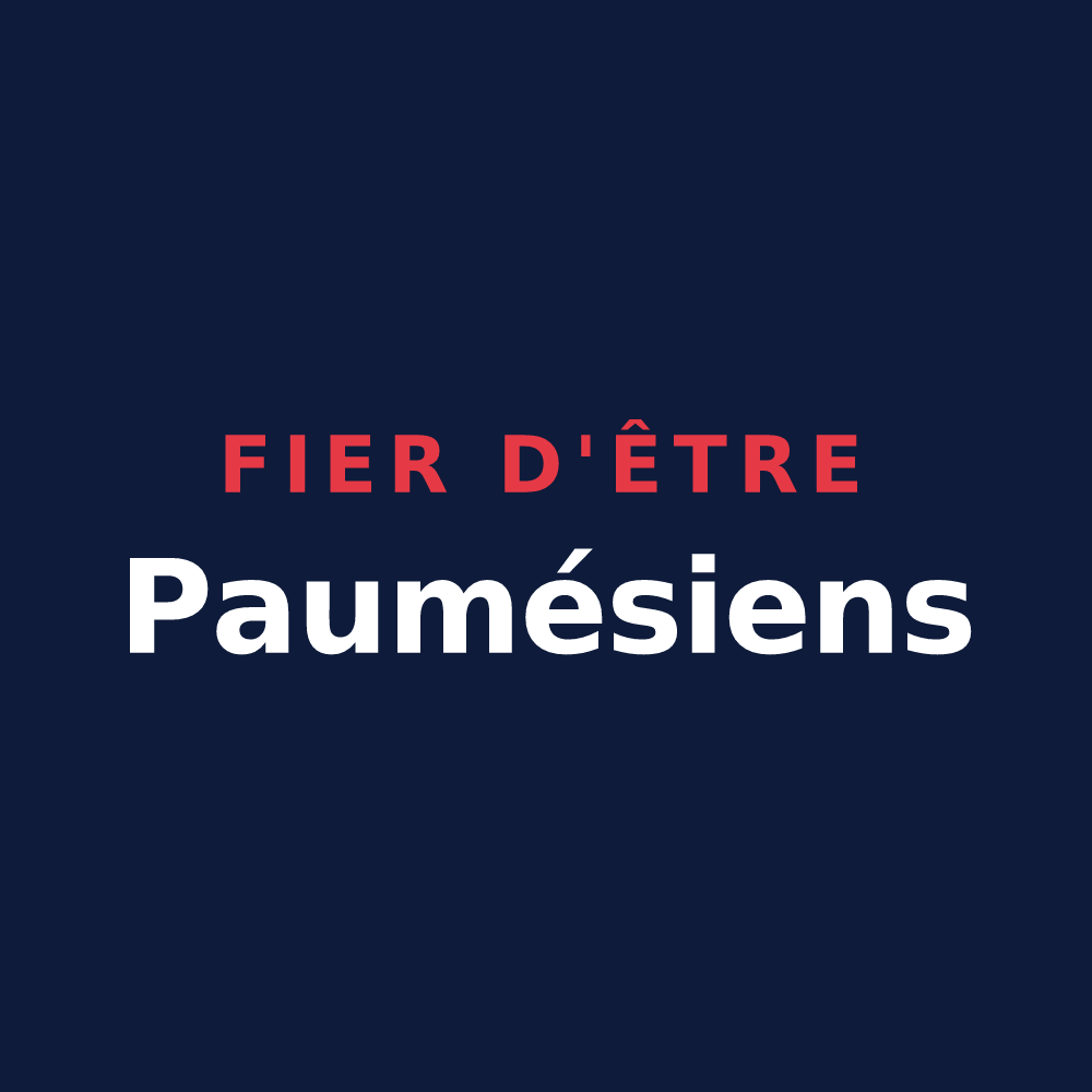 T-shirt « Fier d'être Paumésiens » — design pour Labastide-Paumès