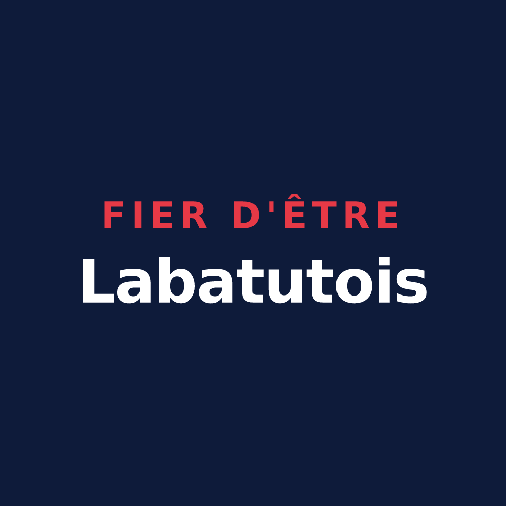 T-shirt « Fier d'être Labatutois » — design pour Labatut