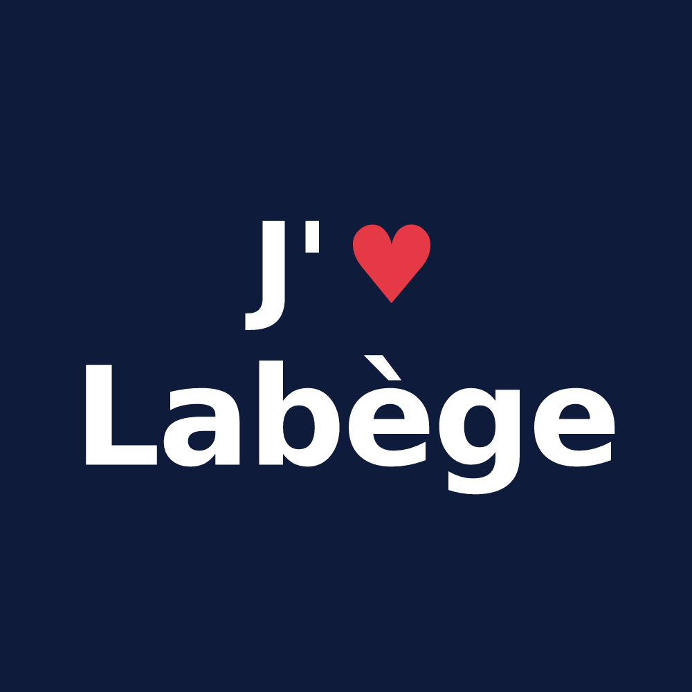 T-shirt personnalisé Labège — design J'aime Labège