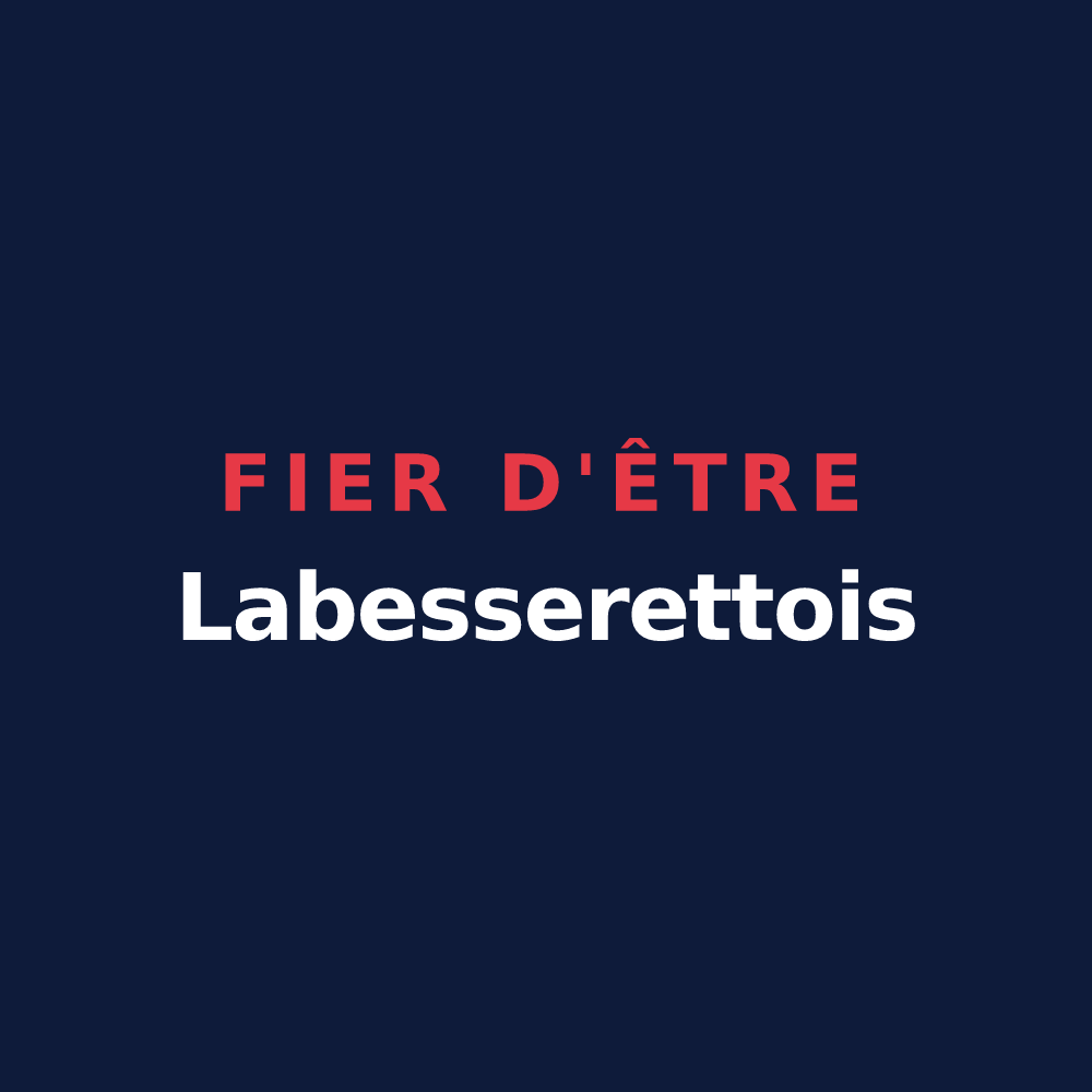 T-shirt « Fier d'être Labesserettois » — design pour Labesserette