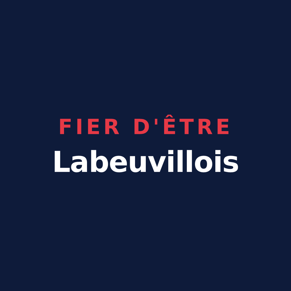 T-shirt « Fier d'être Labeuvillois » — design pour Labeuville