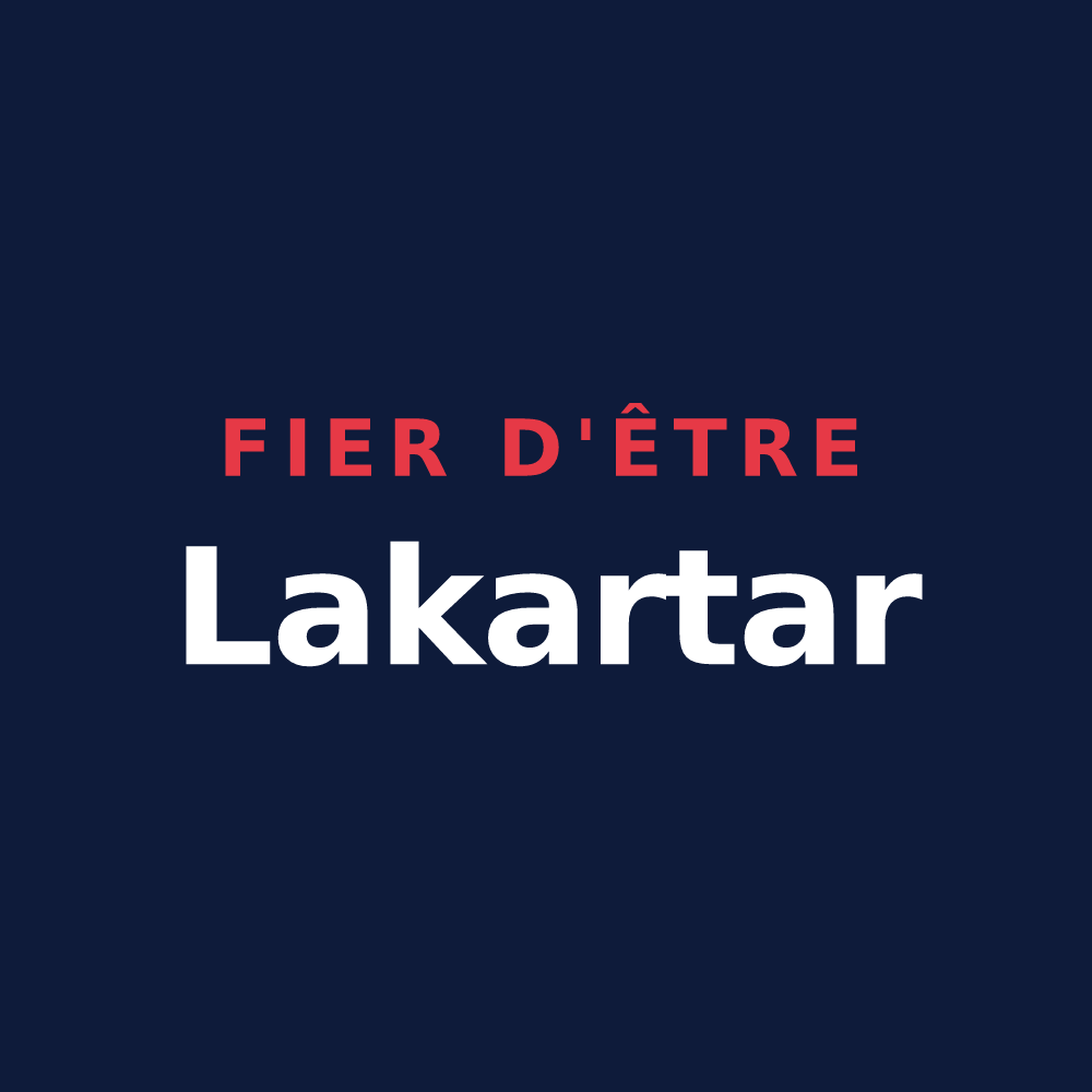 T-shirt « Fier d'être Lakartar » — design pour Lacarre