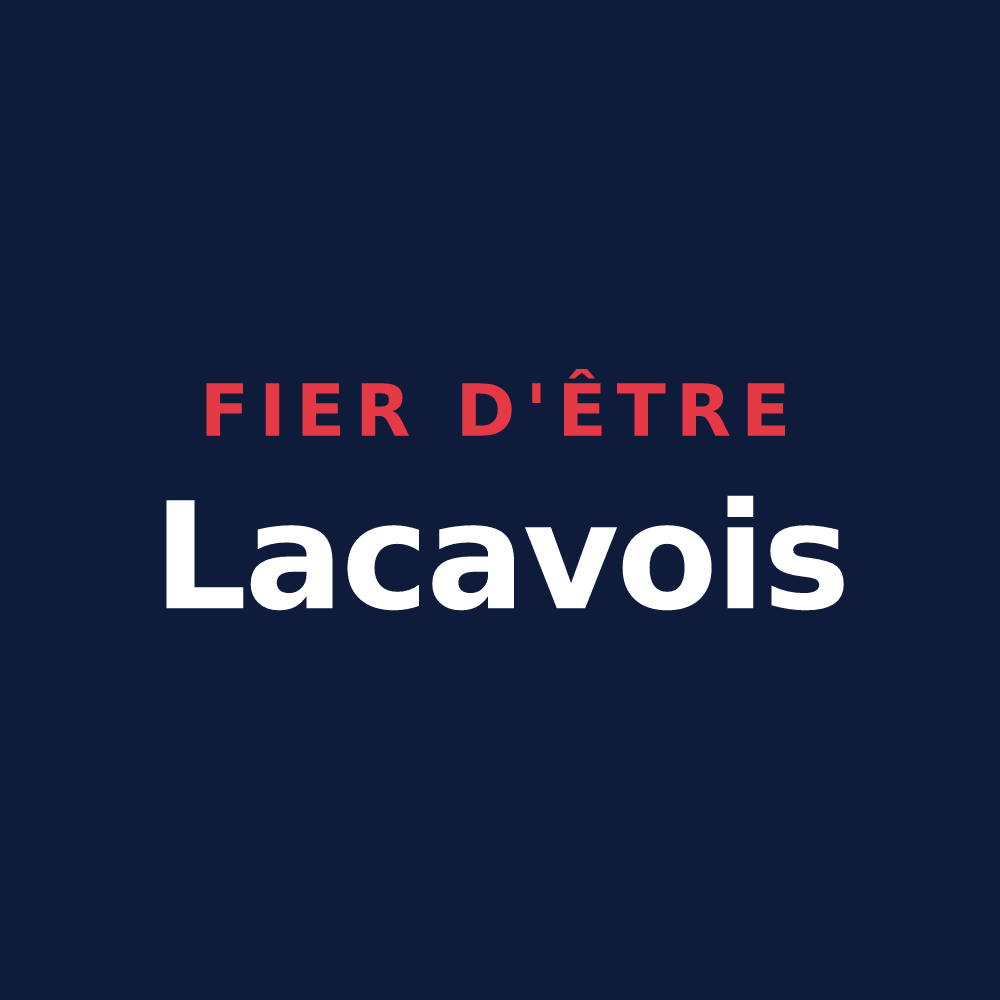 T-shirt « Fier d'être Lacavois » — design pour Lacave
