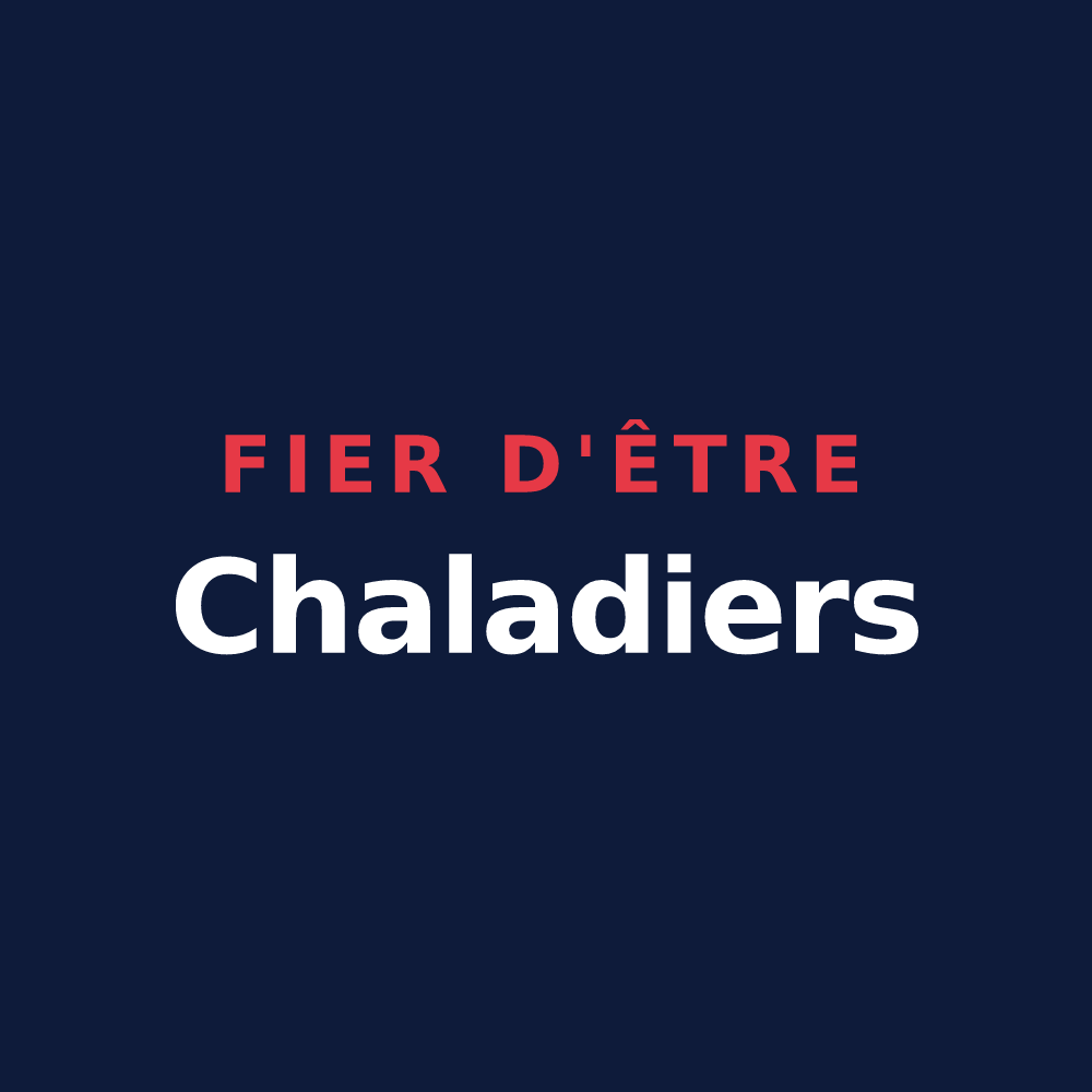 T-shirt « Fier d'être Chaladiers » — design pour Lachalade