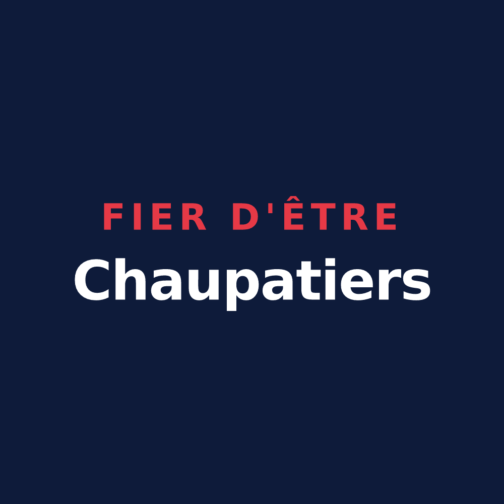 T-shirt « Fier d'être Chaupatiers » — design pour Lachau
