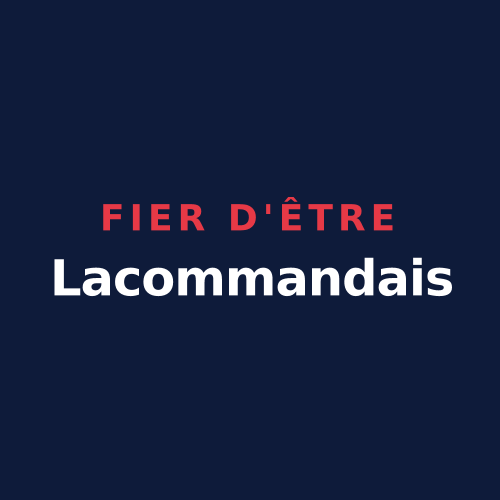 T-shirt « Fier d'être Lacommandais » — design pour Lacommande