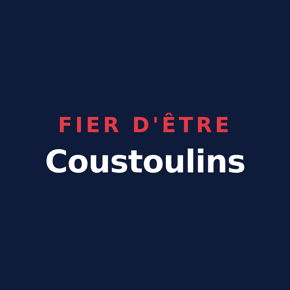 T-shirt « Fier d'être Coustoulins » — design pour Lacoste