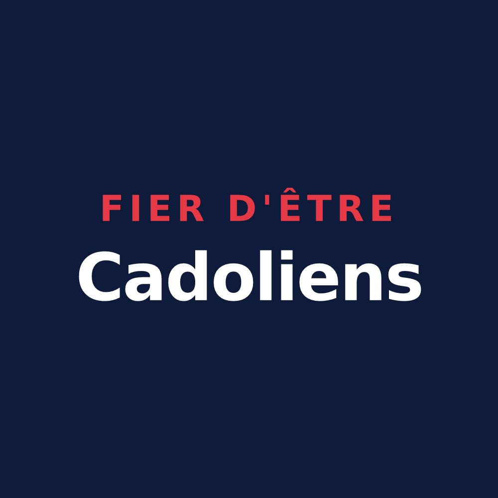 T-shirt « Fier d'être Cadoliens » — design pour Lacougotte-Cadoul