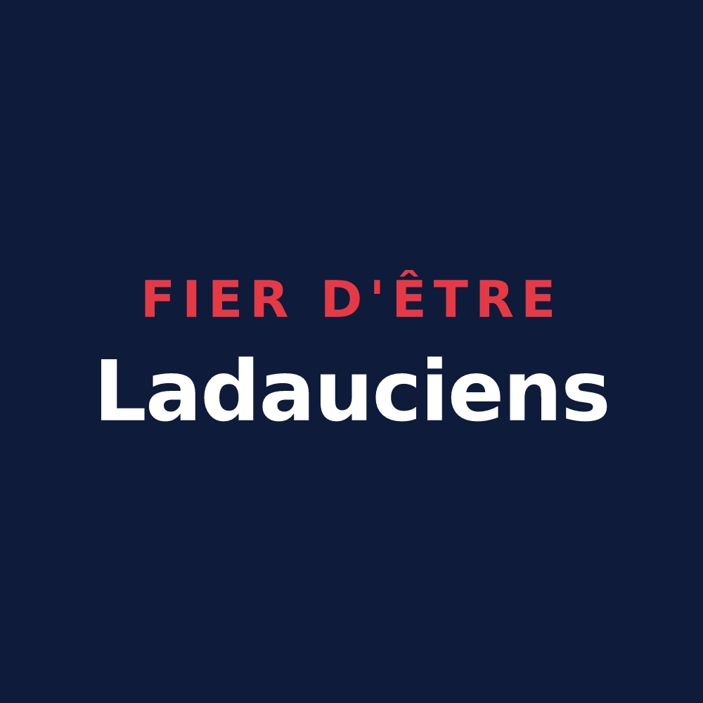 T-shirt « Fier d'être Ladauciens » — design pour Ladaux