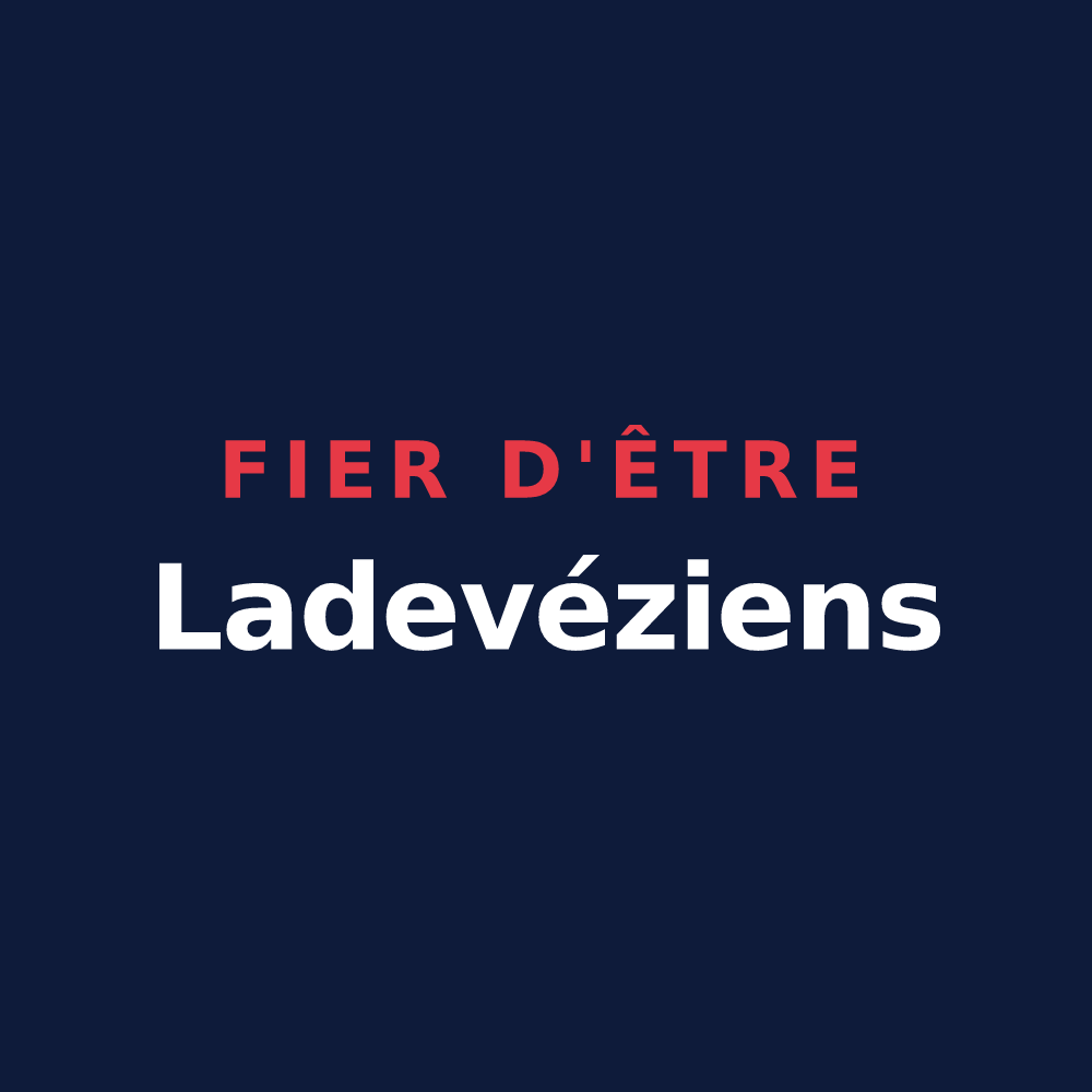 T-shirt « Fier d'être Ladevéziens » — design pour Ladevèze-Rivière
