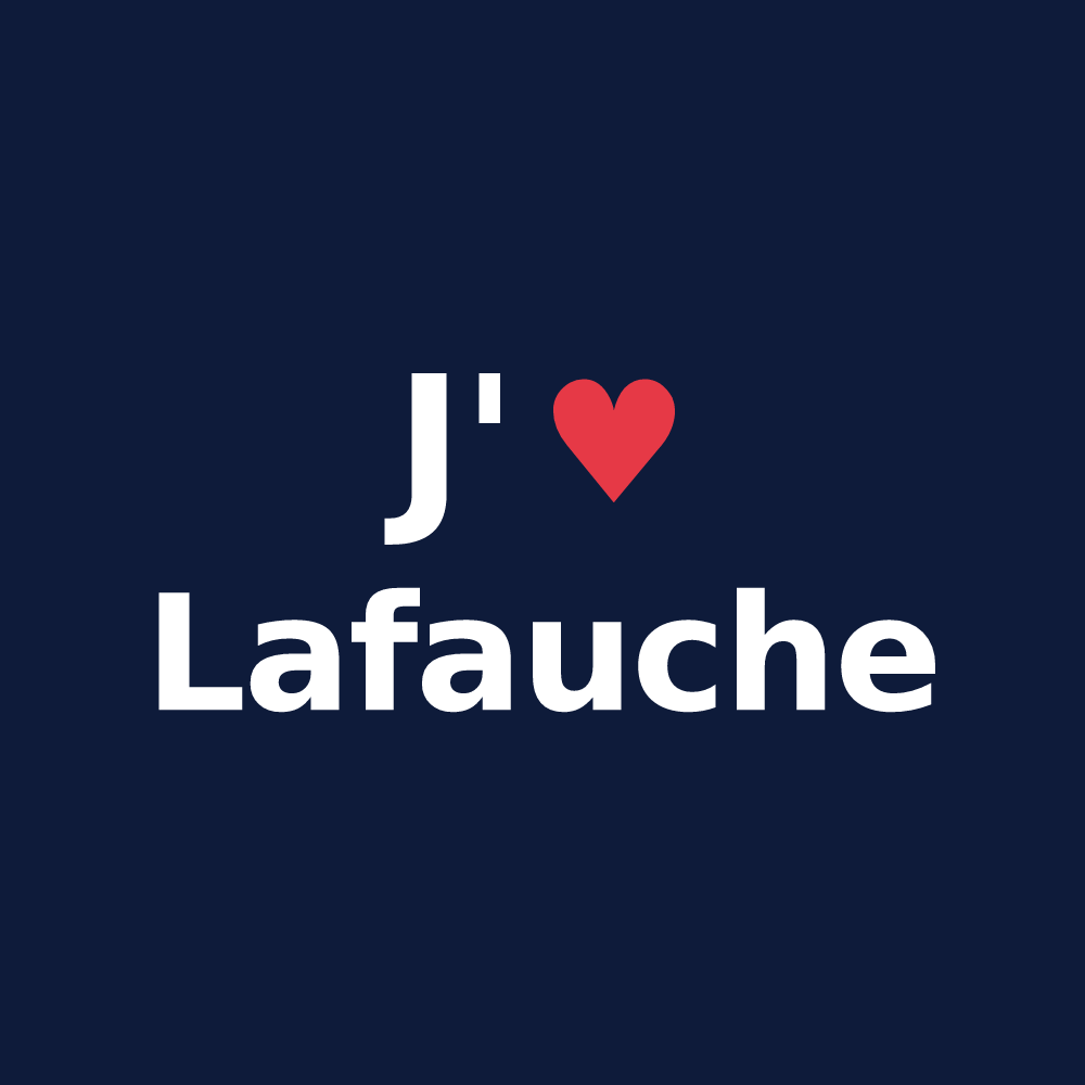 T-shirt personnalisé Lafauche — design J'aime Lafauche