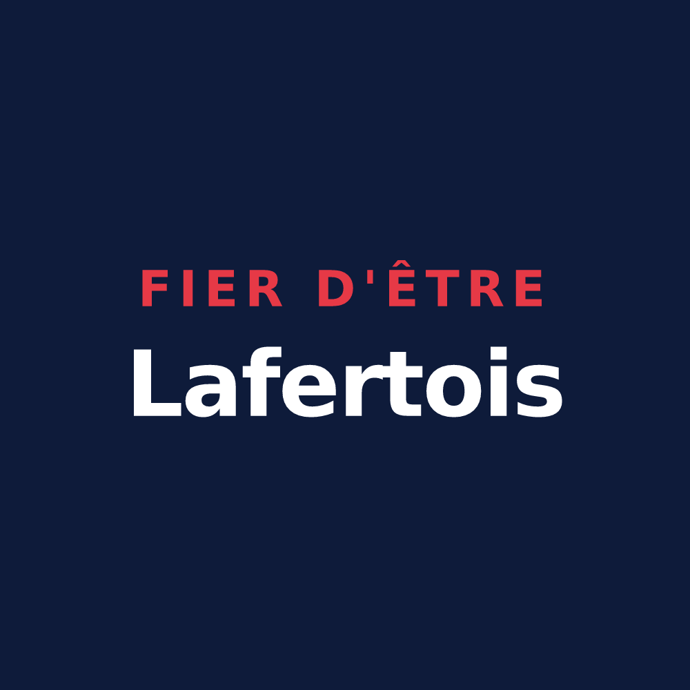 T-shirt « Fier d'être Lafertois » — design pour Laferté-sur-Aube