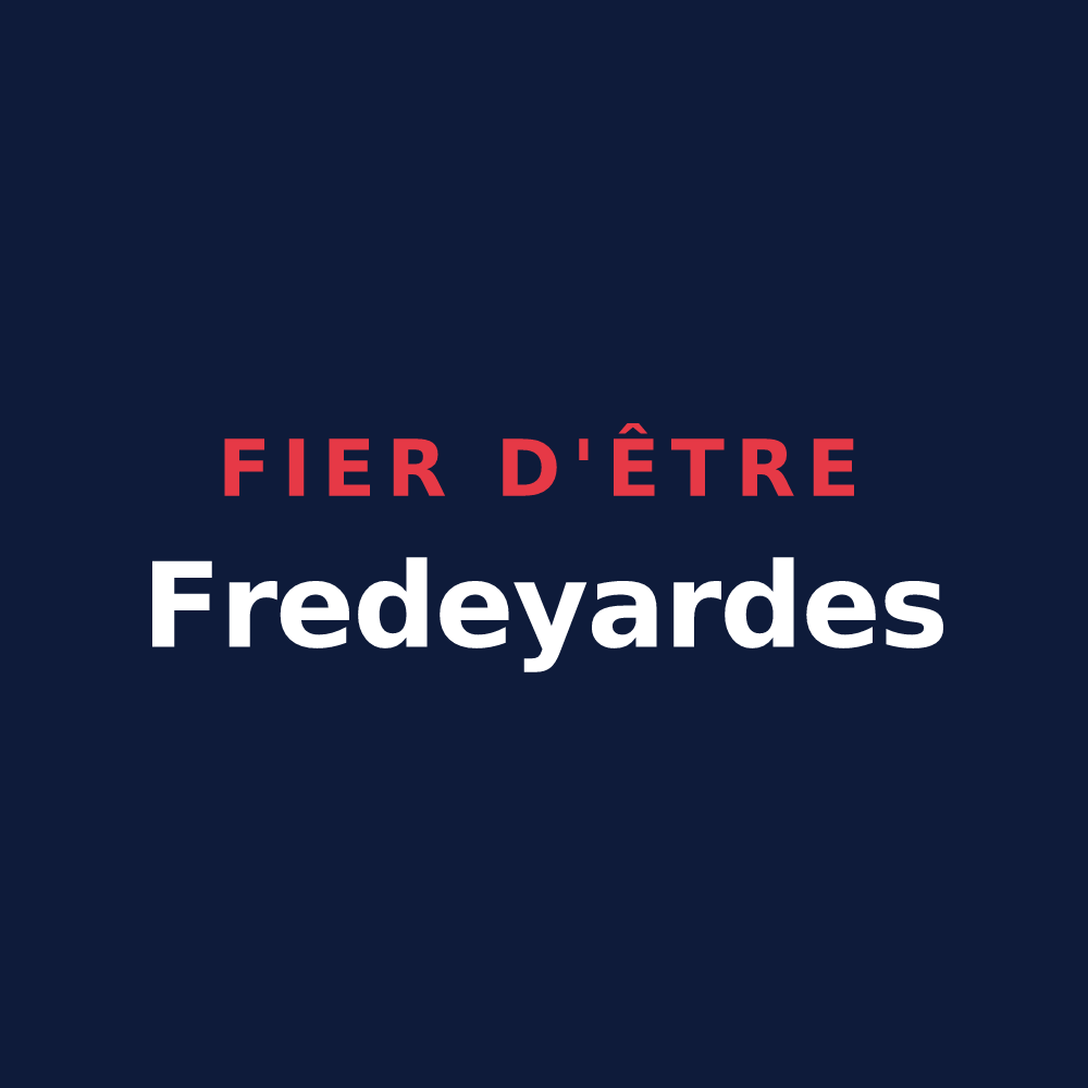 T-shirt « Fier d'être Fredeyardes » — design pour Laffrey