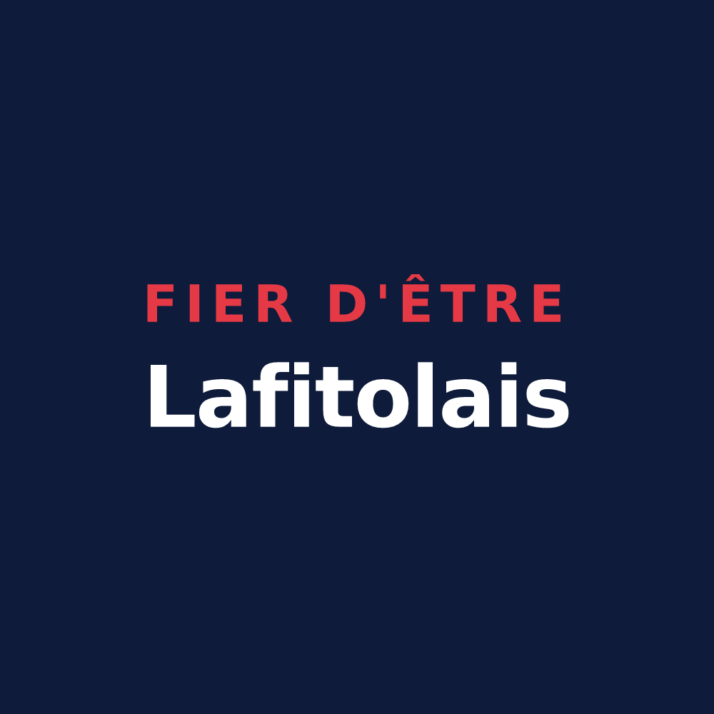 T-shirt « Fier d'être Lafitolais » — design pour Lafitole