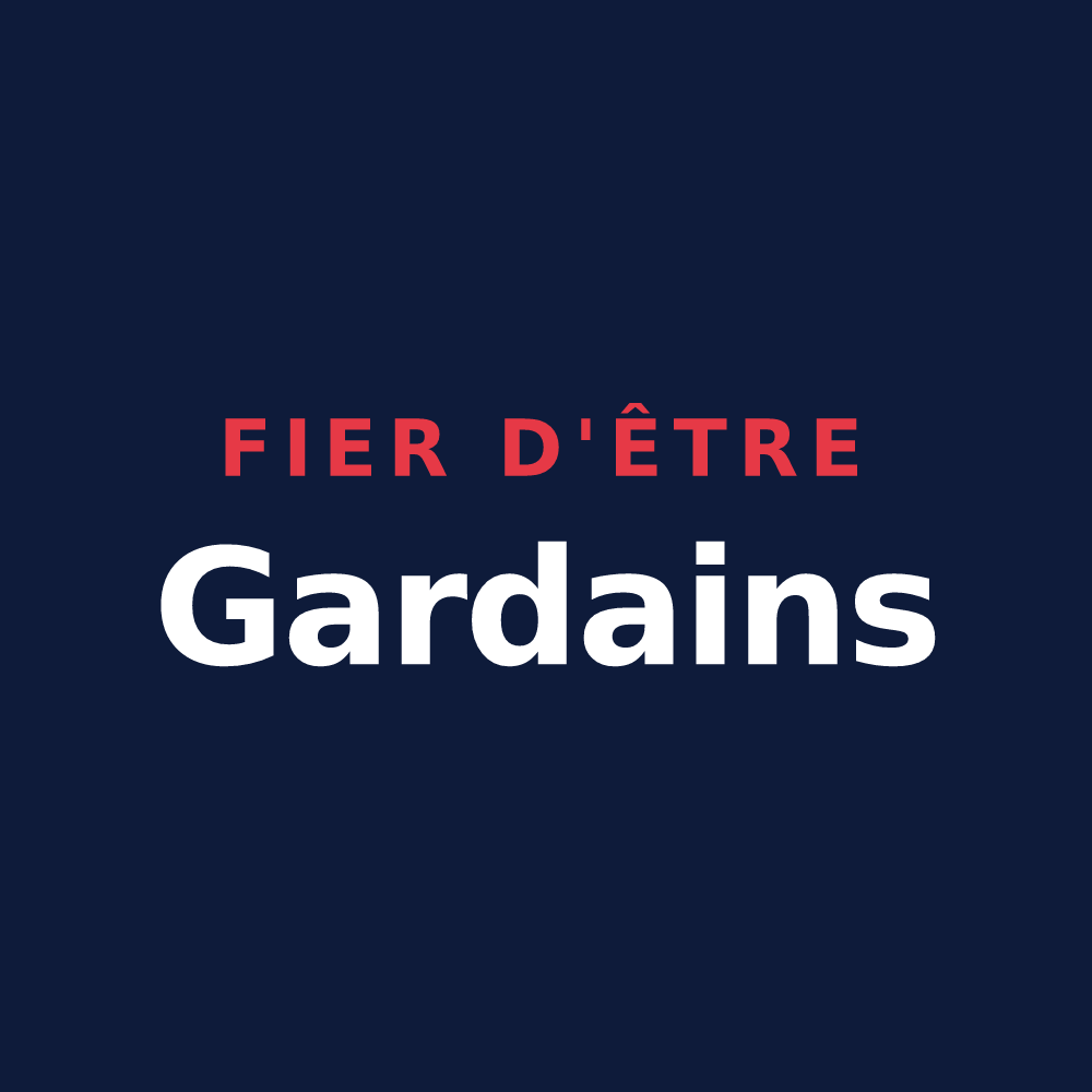 T-shirt « Fier d'être Gardains » — design pour Lagarde