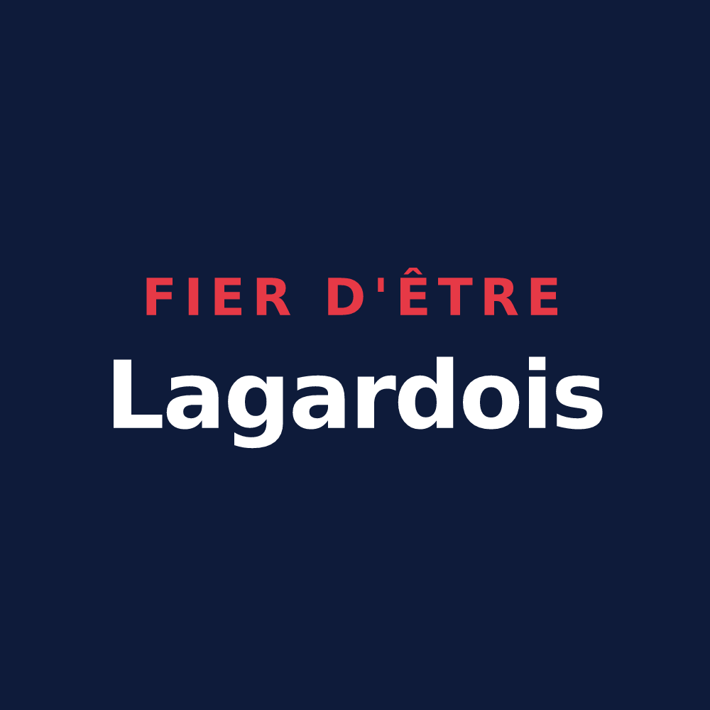 T-shirt « Fier d'être Lagardois » — design pour Lagarde