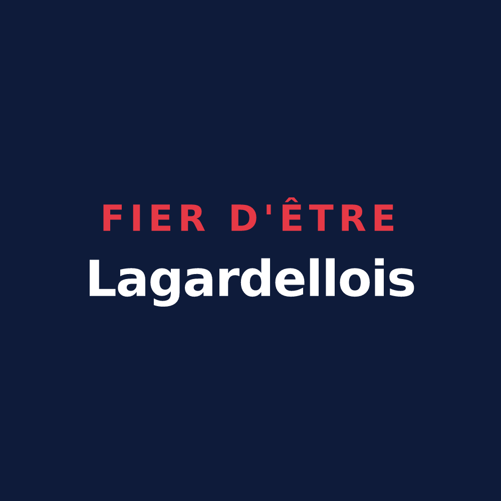 T-shirt « Fier d'être Lagardellois » — design pour Lagardelle-sur-Lèze