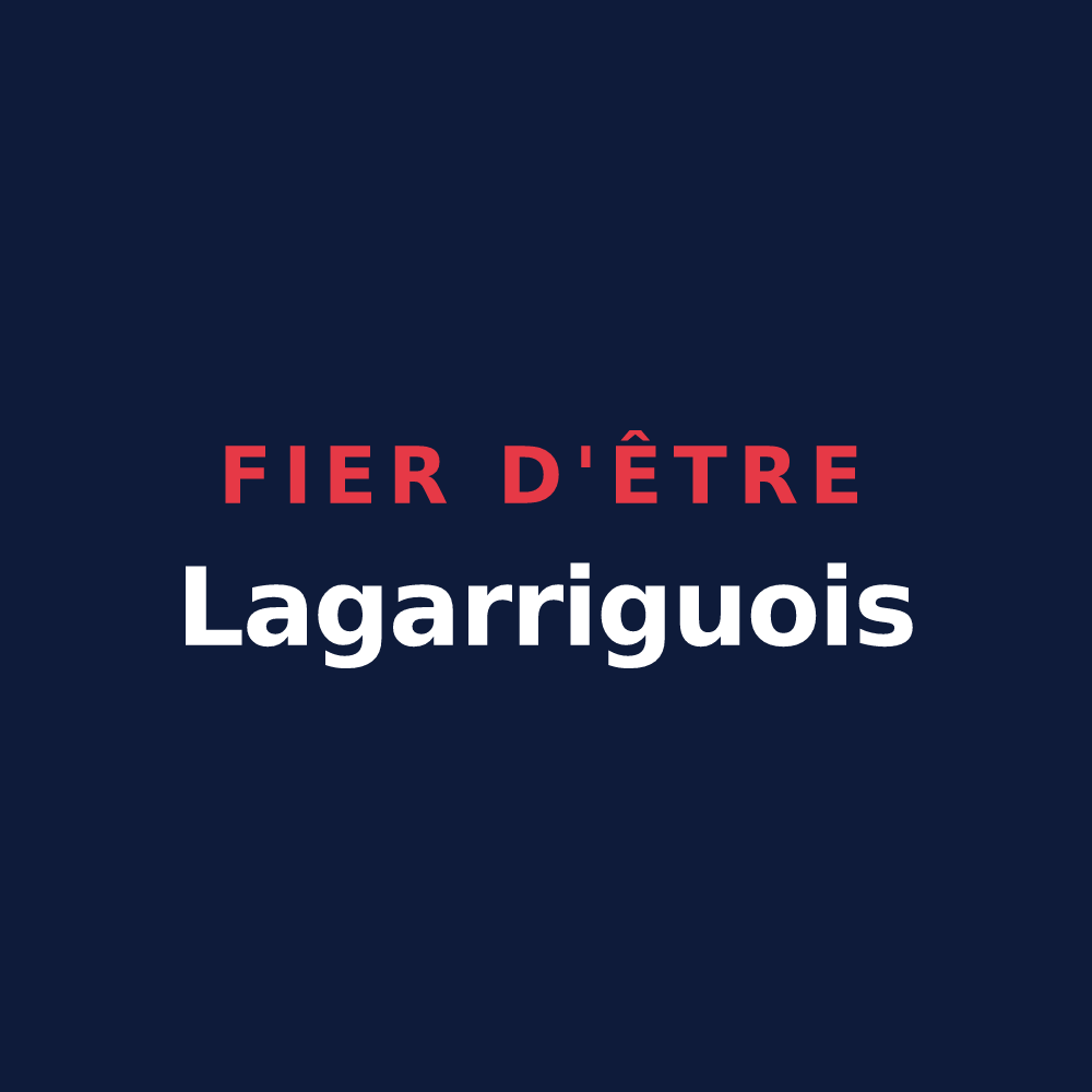 T-shirt « Fier d'être Lagarriguois » — design pour Lagarrigue