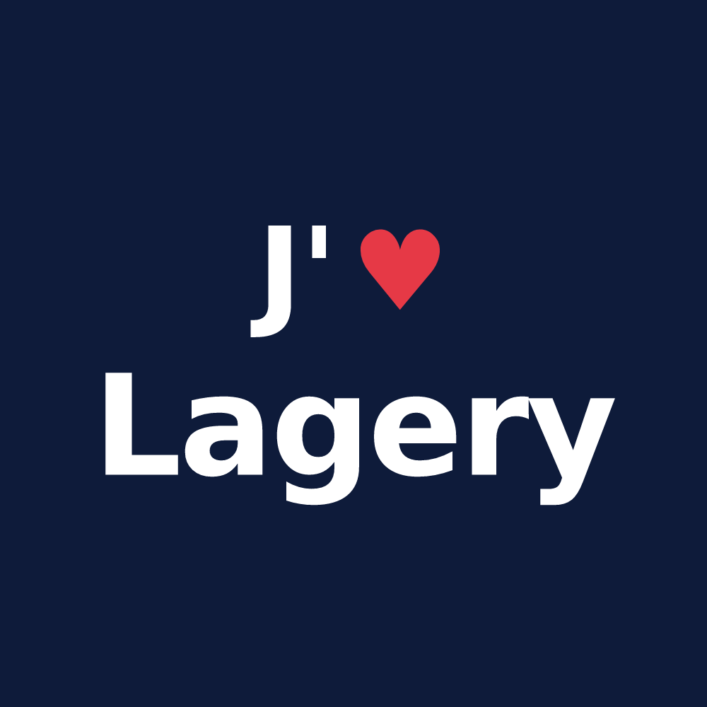T-shirt personnalisé Lagery — design J'aime Lagery