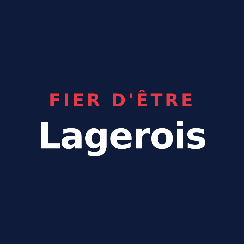 T-shirt « Fier d'être Lagerois » — design pour Lagery