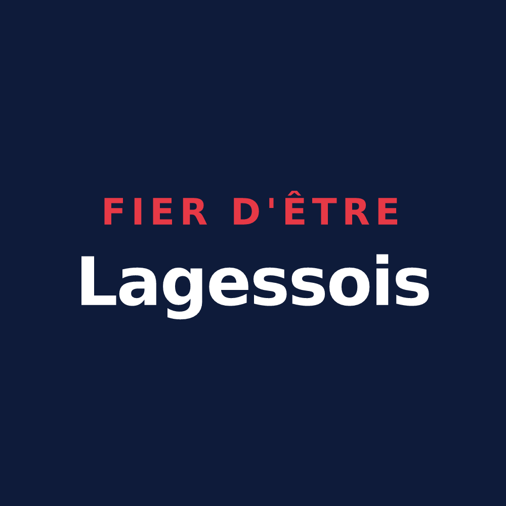 T-shirt « Fier d'être Lagessois » — design pour Lagesse