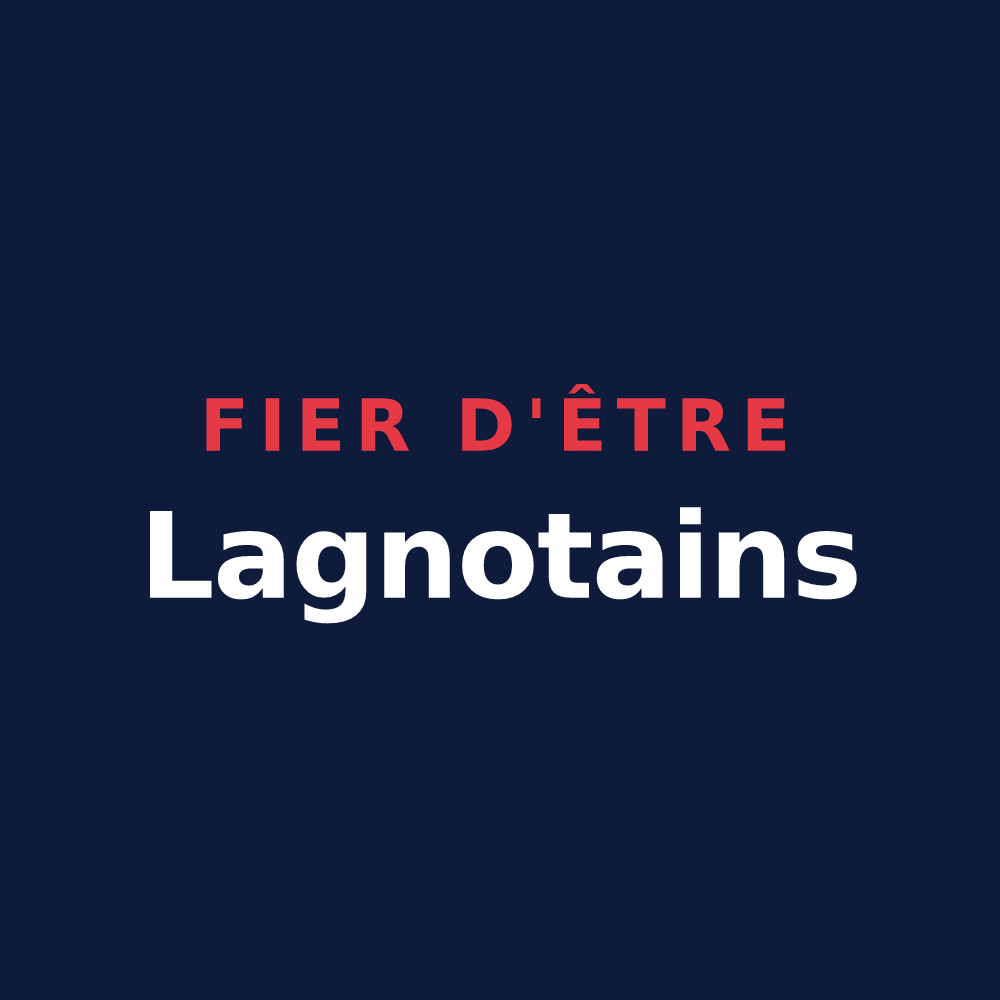 T-shirt « Fier d'être Lagnotains » — design pour Lagney