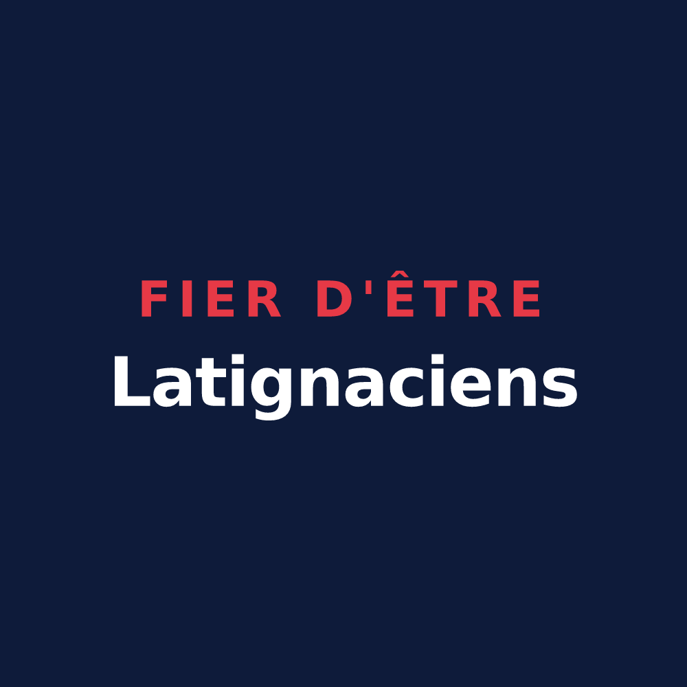 T-shirt « Fier d'être Latignaciens » — design pour Lagny-sur-Marne