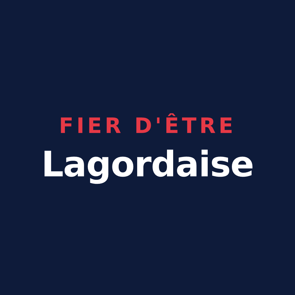 T-shirt « Fier d'être Lagordaise » — design pour Lagord